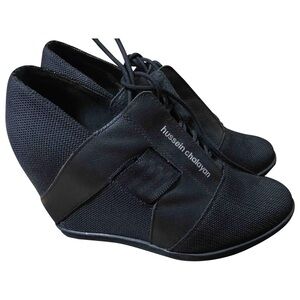 HUSSEIN CHALAYAN PUMA Black Wedges